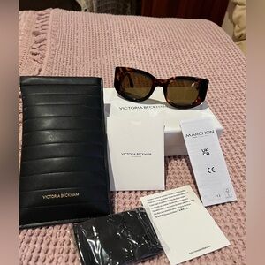Victoria Beckham Havana Brown Sunglasses